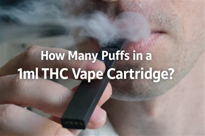How Many Puffs in a 1ml THC Vape Cartridge?