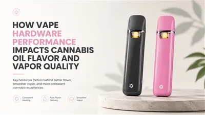 How Vape Hardware Performance Impacts Cannabis Oil Flavor and Vapor Quality