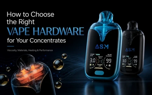 How to Choose the Right Vape Hardware for Your Concentrates