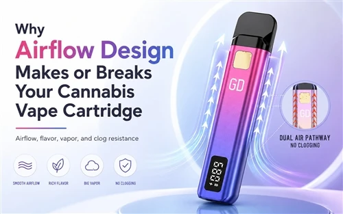 Why Airflow Design Makes or Breaks Your Cannabis Vape Cartridge