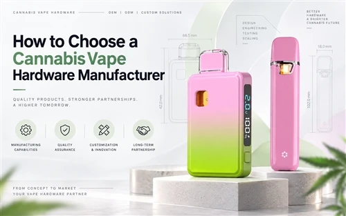 How to Choose a Cannabis Vape Hardware Manufacturer