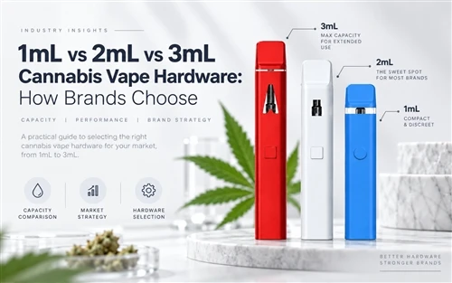 1mL vs 2mL vs 3mL Cannabis Vape Hardware: How Brands Choose