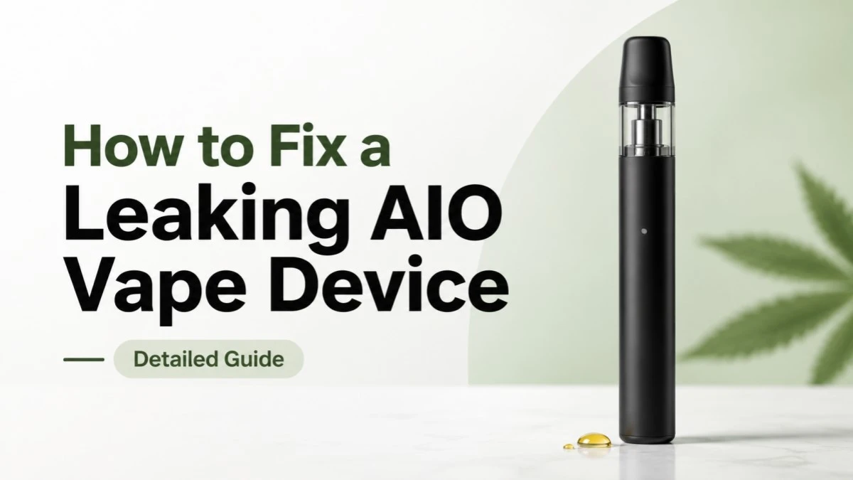 How to Fix a Leaking AIO Vape Device How to Fix a Leaking AIO Vape Device