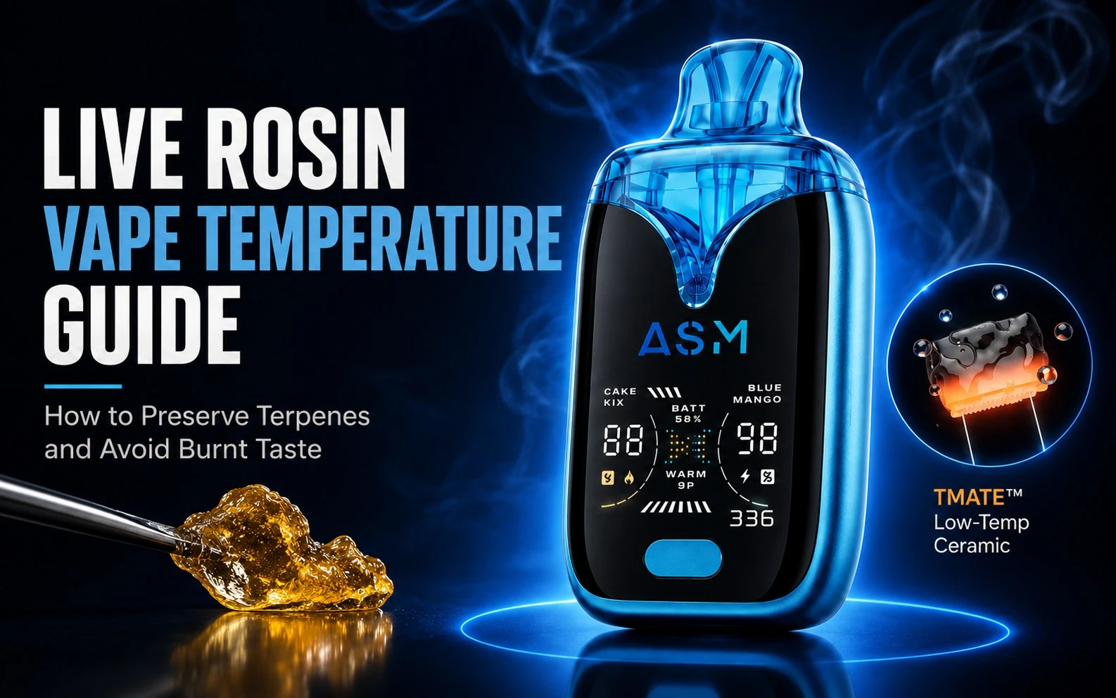 Live Rosin Vape Temperature Guide: How to Preserve Terpenes and Avoid Burnt Taste Live Rosin Vape Temperature Guide: How to Preserve Terpenes and Avoid Burnt Taste