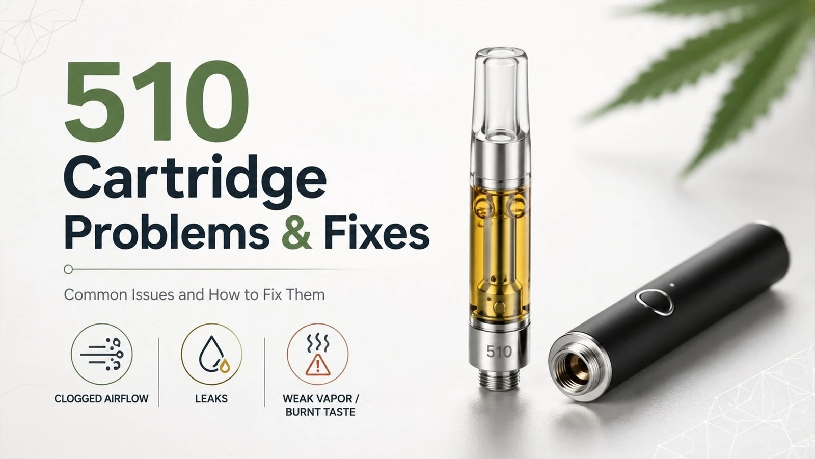 510 Cartridge Problems: Common Issues & How to Fix Them 510 Cartridge Problems: Common Issues & How to Fix Them