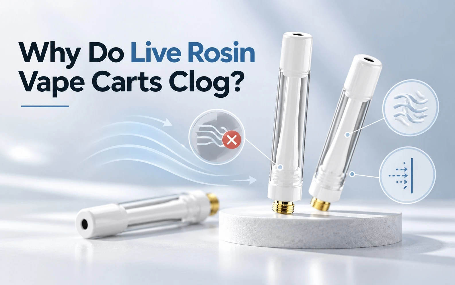 Why Do Live Rosin Vape Carts Clog? Why Do Live Rosin Vape Carts Clog?