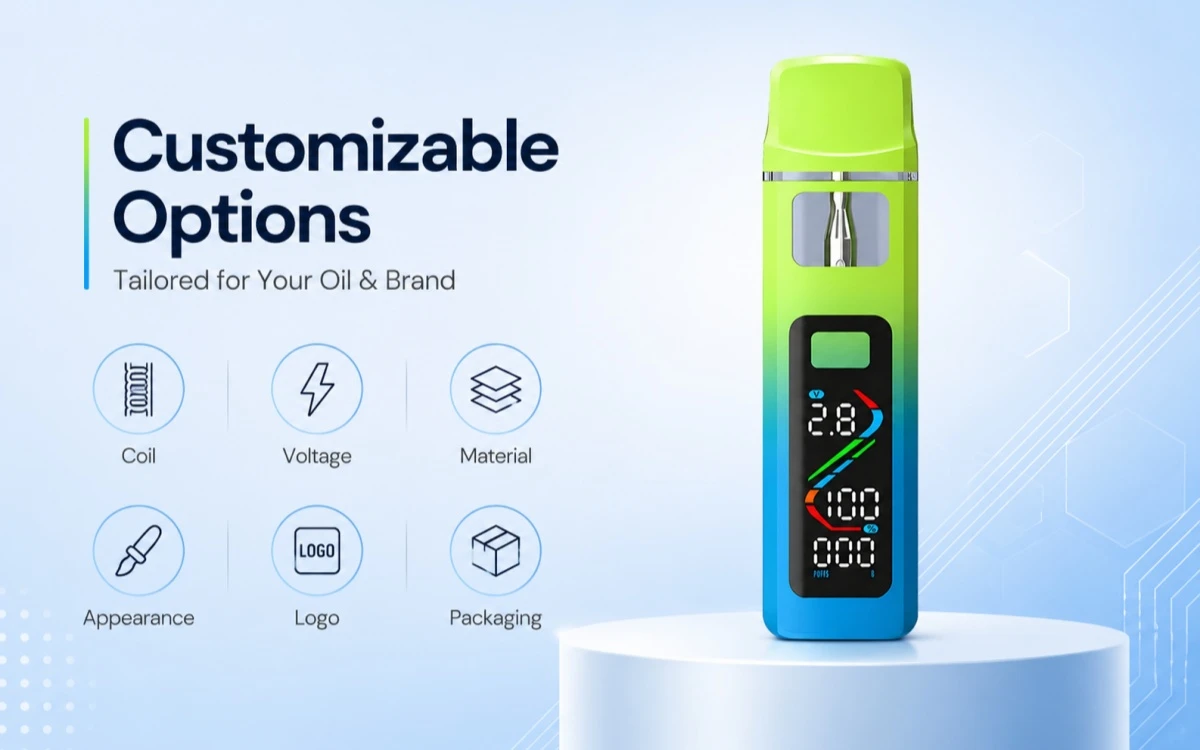 Custom THC Oil Disposable Vape Pen Custom THC Oil Disposable Vape Pen