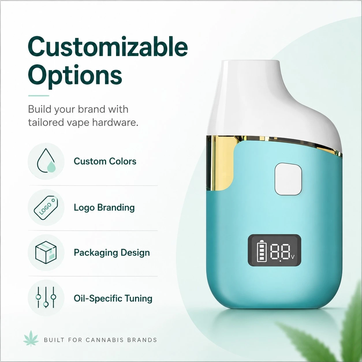 Custom 1mL Mini Disposable Vape Custom 1mL Mini Disposable Vape
