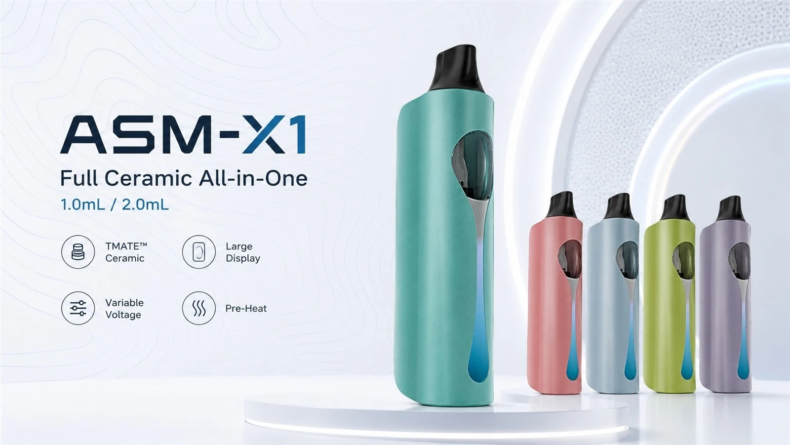 ASM-X1 | Full Ceramic Disposable Vape